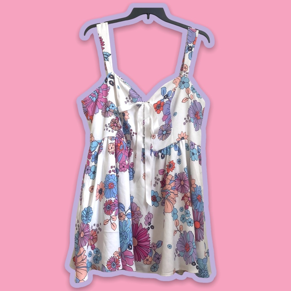 Sugar Thrillz Divine Blissful Lane Floral Dress